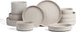 Stone Lain Haven Stoneware 16-Piece Dinnerware Set, Plates and Bowls Sets by Unknown