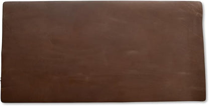 Genuine Leather Desk Pad, Office Desk Mat, Large Desk Blotter, Desk Protector, and Mouse Pad – 31.5" x 15.75" (1.8-2.0 mm) Luggage, Waterproof, Premium Quality for Desk Surface Protection and Comfort