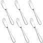 E-far Butter Spreader Knife Set of 6, 7-Inch Stainless Steel Cheese Dessert by E-far
