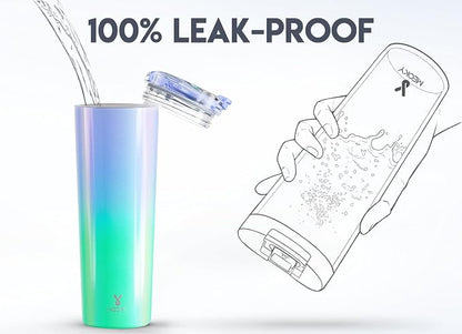Meoky 30 oz Insulated Travel Coffee Mug: Leak Proof Lid, Fairyland | Stainless - Image 4