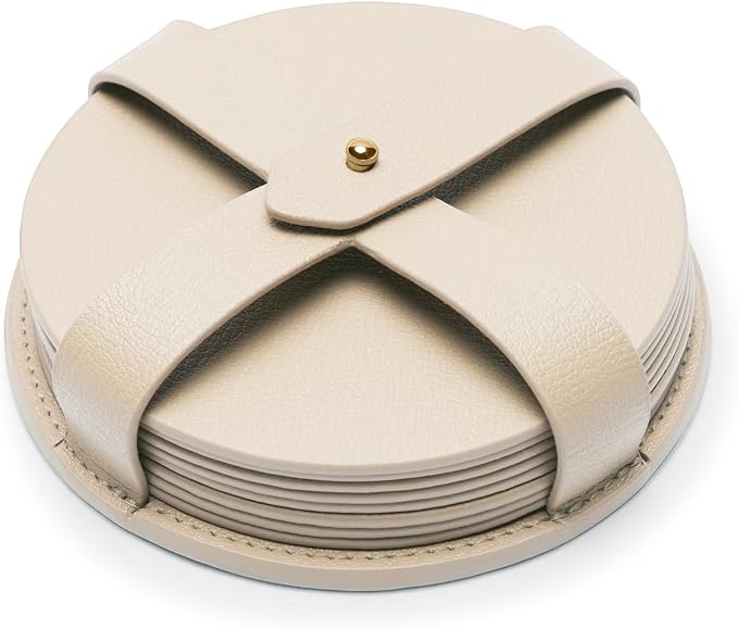 Round Coasters by Leatherology