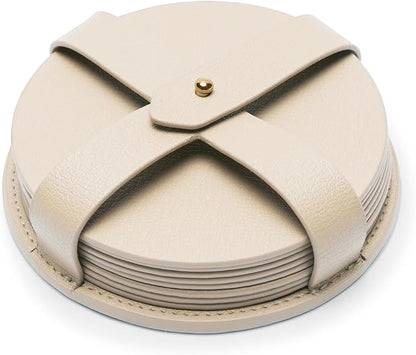Round Coasters by Leatherology