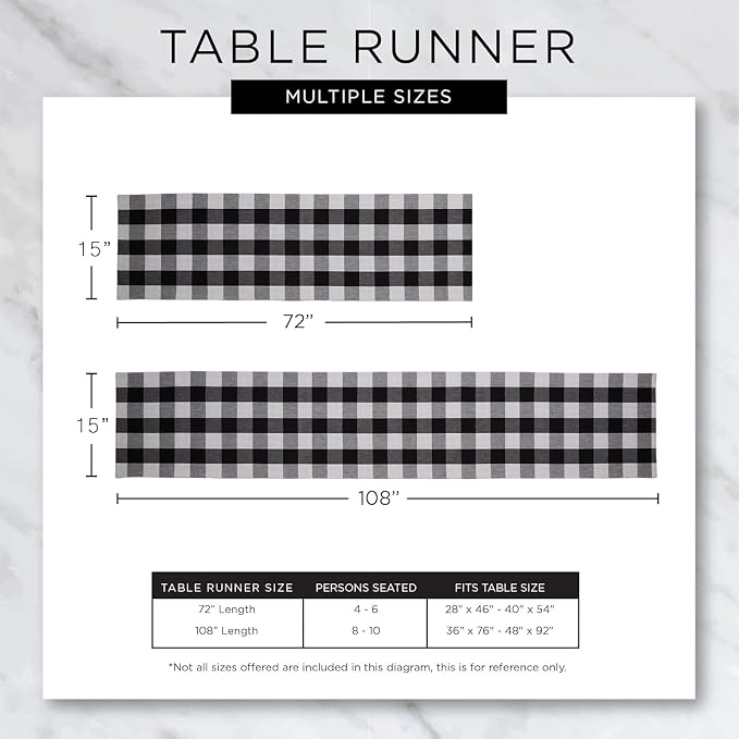 DII Woven Basic Tabletop Collection, Chevron Table Runner, French Blue - Image 8