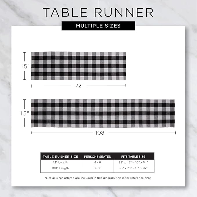 DII Woven Basic Tabletop Collection, Chevron Table Runner, Nautical Blue - Image 8