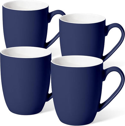 Urbanstrive 16 oz Large Coffee Mugs Set of 4 Ceramic Coffee Mug White Coffee by Urbanstrive