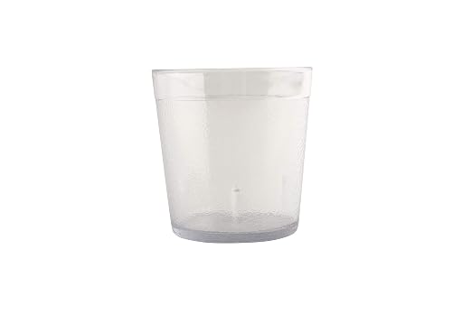 G.E.T. 6610-1-6-CL Heavy-Duty Plastic Restaurant Tumblers, 10 Ounce, by GET