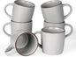 famiware Mercury Coffee Mugs 13 oz, Coffee Mugs Set of 6 by Famiware