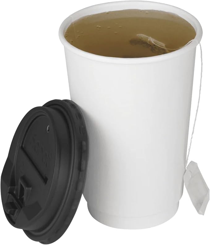 Karat C-KIC516W 16 oz Insulated Paper Hot Cup - Image 8