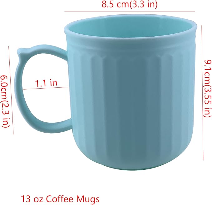 AOYITE 13 oz Plastic Coffee Cups - Image 5