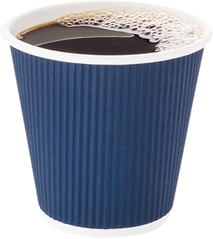 Restaurantware 8 Ounce Double Wall Disposable Coffee Cups, 500 Insulated Dark - Image 6