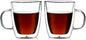 Amlong Crystal Double Wall Glass Coffee Mugs 12 oz by Amlong+Crystal