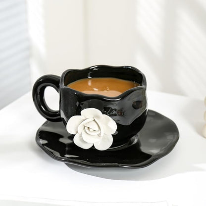 Cute Ceramic Coffee Cups, Unique Fancy Tea Cups - Image 3