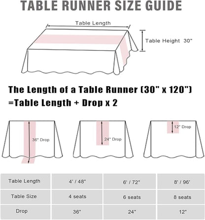 10FT Dusty Rose Chiffon Table Runner 30x120 Inches Sheer Table Runner Boho - Image 5