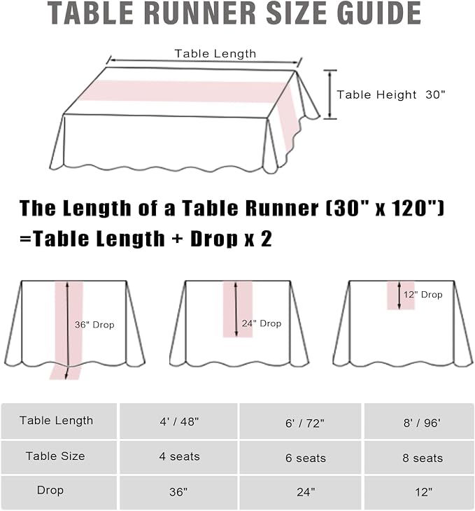 4 Pcs 10FT Dusty Rose Chiffon Table Runners 30x120 Inches Boho Tulle Fabric - Image 5
