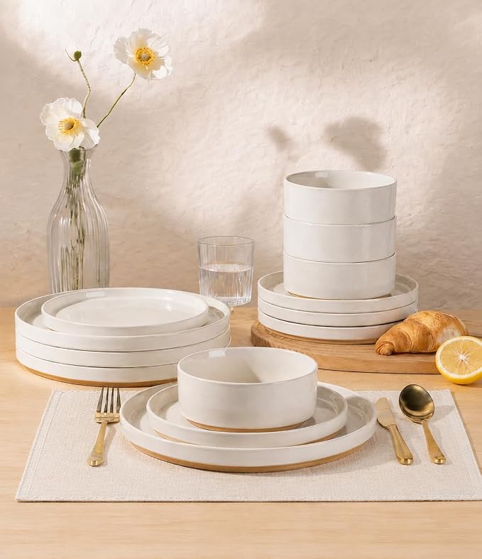 AmorArc Stoneware Dinnerware Sets - Image 3