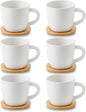 HASENSE 8 oz Cappuccino Cups by Hasense