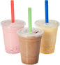 FULING Clear Plastic Cups With Lids Disposable Cups by FULING