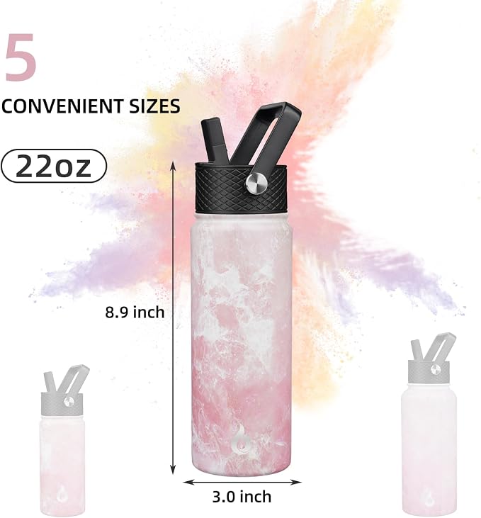 BJPKPK 22oz Insulated Water Bottle - Image 4