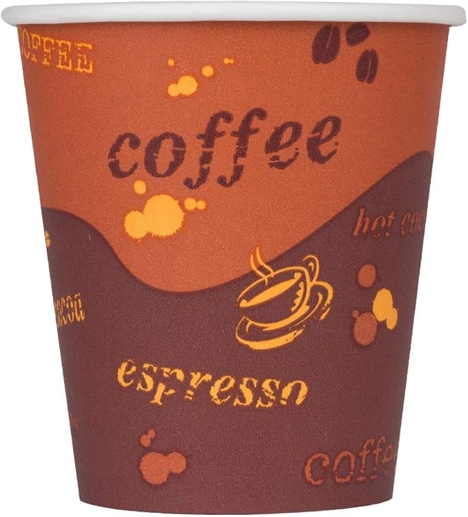 Karat 10 oz Paper Hot Coffee Cups Disposable, Leak-Resistant Double Poly-Lined by Karat