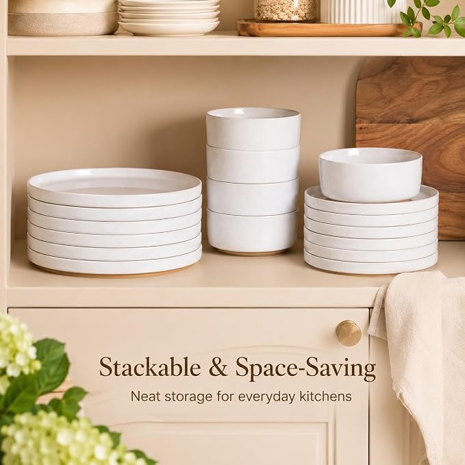 AmorArc Stoneware Dinnerware Sets - Image 8