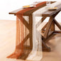 Pearl Table Runner Fall Mix&Match Tulle Gauze Sheer Wedding Decor | Terracotta by Socomi