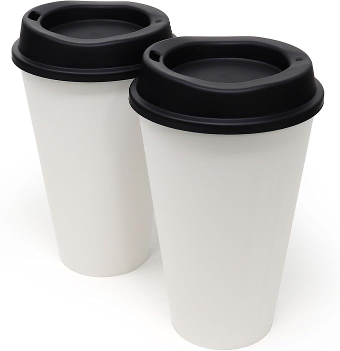 Rolling Sands USA Made 16 oz Reusable Coffee Cups by RollingSands