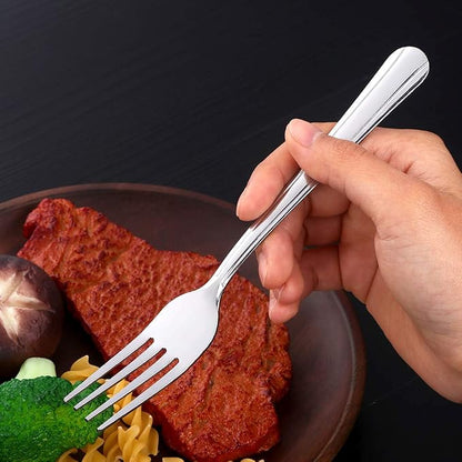 12 Pieces Dinner Fork, Stainless Steel Silverware Forks, 7.1 Inches Metal Fork - Image 3