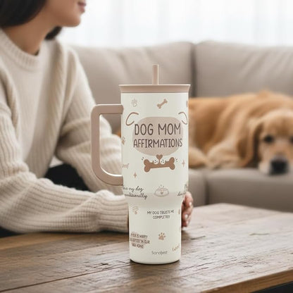 SANDJEST Dog Mom 40oz Tumbler - Image 7