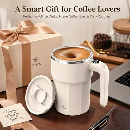 Self Stirring Coffee Mug, 12oz Rechargeable Magnetic Mixing Cup - Image 7