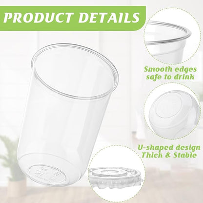 16oz Disposable Stemless Glasses - Image 3
