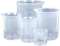 5 Pack Plastic Measuring Jugs, Transparent Lab Graduated Beakers, Heat by JasperKino