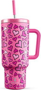 Meoky 40 oz Tumbler with Handle and Straw: Stainless Steel Insulated Tumbler by MEOKY