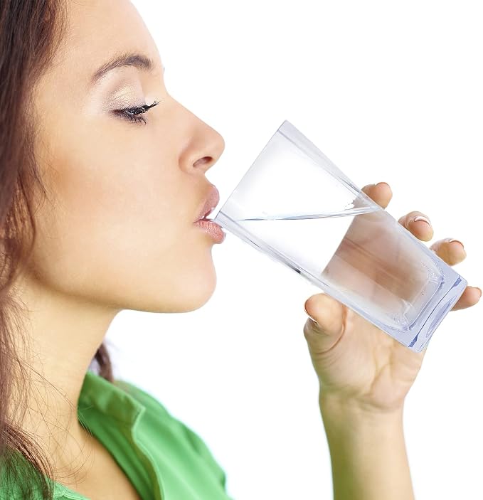 Top-spring 12 Oz Reusable Plastic Water Tumbler 6pcs Clear BPA Free | Thickened - Image 7