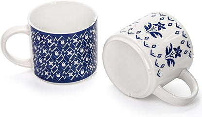 Eorbow 4 Pack Ceramic Coffee Mug Set - Image 4