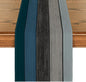 Artoid Mode Blue Grey Retro Rustic Wood Texture Table Runner, Seasonal Summer by ArtoidMode
