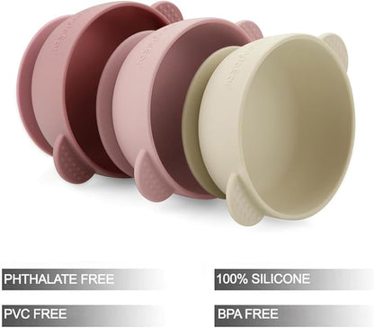 PandaEar 3 Pack Baby Bowls - Image 3