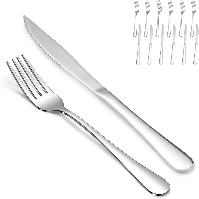 SANTUO 12 Pcs Silverware Set by SANTUO