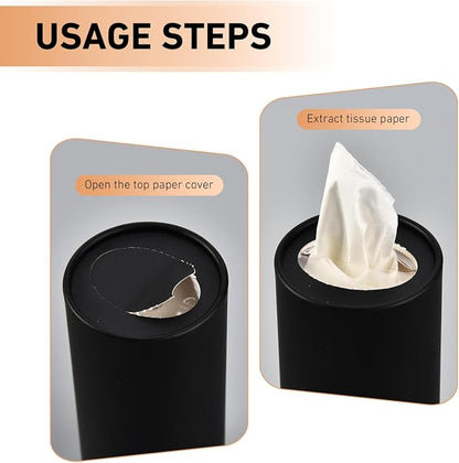 4 PCS Car Tissue Holder, Car Cup Holder Convenient Travel Tissue Tube, - Image 4