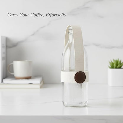Adjustable PU Leather Cup Carrier Strap - Image 3