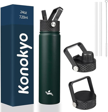Konokyo 24 oz Insulated Stainless Steel Water Bottle by Konokyo
