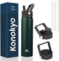 Konokyo 24 oz Insulated Stainless Steel Water Bottle by Konokyo