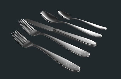 Modern Silverware Set, 18/10 Stainless Steel Flatware, Mirror Finish, Dishwasher Safe, Elegant Cutlery for Home and Dining, Built to Last (30-Piece, Imperial)