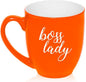 16 oz Large Bistro Mug Ceramic Coffee Tea Glass Cup Boss Lady by MIP