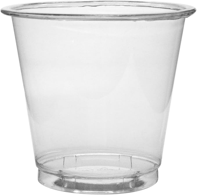 Karat Small Plastic Cups, Disposable Bathroom Mouthwash Cups | Clear - Image 2