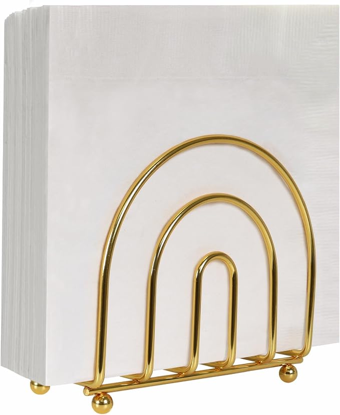 Blue Donuts Gold Arc Collection Napkin Holder – Napkin Holders by Blue+Donuts
