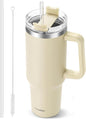 TaroKitc 40 oz Tumbler with Handle | Stainless Steel Insulated Iced Coffee Cup by TaroKitc