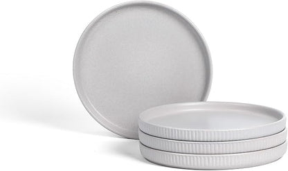 Stone Lain Haven Modern Stoneware 4 Piece Salad Plates Sets, Dish Set by Unknown