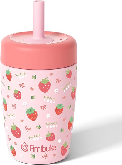 Fimibuke Toddler Cups Spill Proof, 12 OZ Sippy Cup by Fimibuke