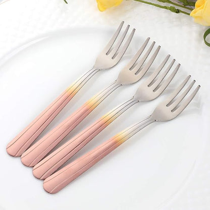 Oyster Fork Set of 12, 5.4 Inch Stainless Steel Cocktail Forks, 3 Tines Mini - Image 3