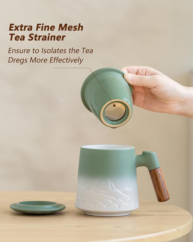 ZENS Tea Mug with Infuser and Lid - Image 5